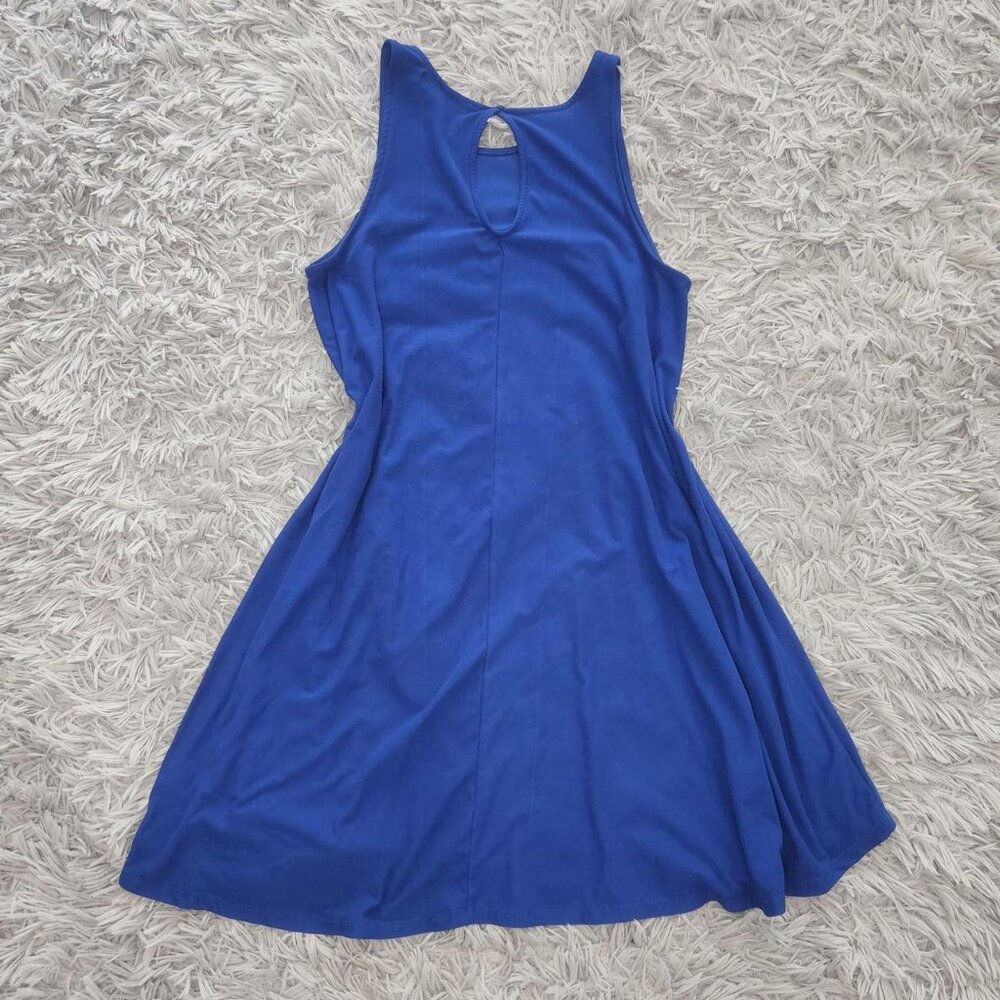 Royal Blue Sleeveless Summer Dress - Picture 4 of 4